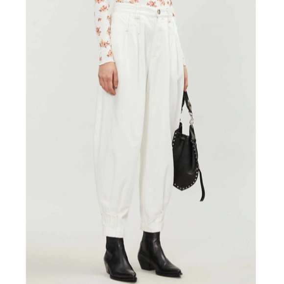 Free People Cream Pants - Picture 4 of 6